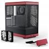 HYTE Y40 Tempered Glass midi tower PC skříň černočervená