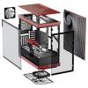 HYTE Y40 Tempered Glass midi tower PC skříň černočervená