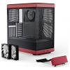 HYTE Y40 Tempered Glass midi tower PC skříň černočervená