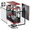 HYTE Y40 Tempered Glass midi tower PC skříň černočervená