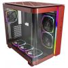 MONTECH KING 95 PRO Tempered Glass ARGB midi tower PC skříň červená