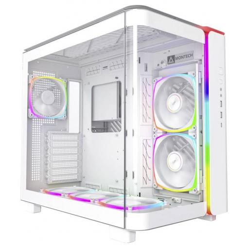 MONTECH KING 95 PRO Tempered Glass ARGB midi tower PC skříň bílá