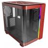 MONTECH KING 95 Tempered Glass ARGB midi tower PC skříň červená