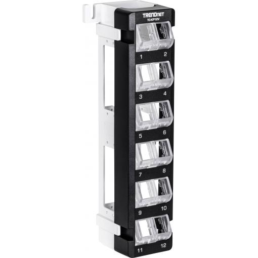 TrendNet TC-KP12V síťový patch panel černá neosazený