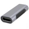 Spojka USB-C Female na USB-C Female, hliníková, 5 A / 100 W