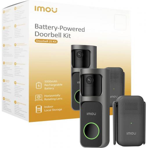 IMOU DB2S Kit Wi-Fi domovní video telefon kompletní sada, imou-DB-2SP-3T0W/DS2S