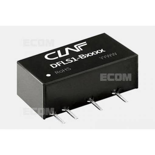 DC/DC měnič DFLS1-B2412, 24 V → 12 V, 83 mA, izolovaný