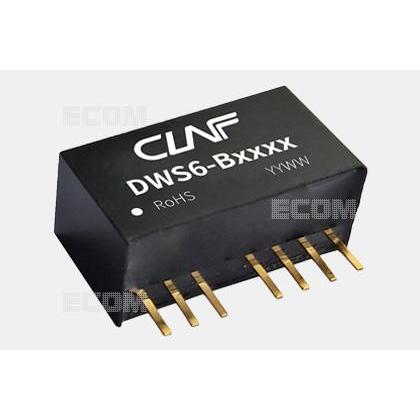 DC/DC měnič DWS6-B2403, 24 V → 3,3 V / 1,35 A, izolovaný, SIP8