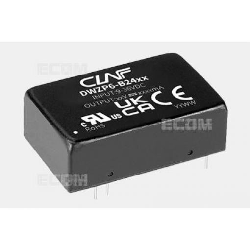 DC/DC měnič DWZP6-B2405, 24 V → 5 V / 1,2 A, izolovaný, DIP-23