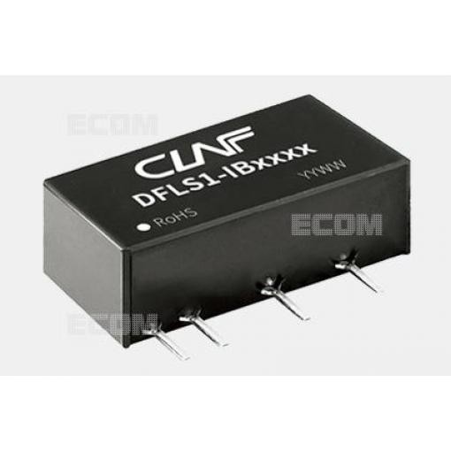 DC/DC měnič DFLS1-IB0515, 5 V na 15 V, 67 mA, izolovaný
