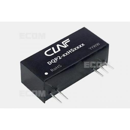 DC/DC měnič DQP2-15HS1509, ±15 V / ±9 V, 100 mA, izolovaný