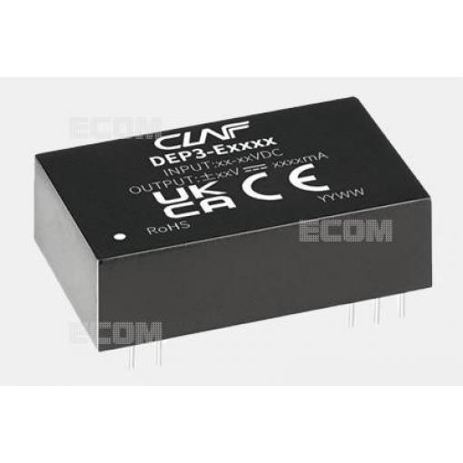 DC/DC měnič DEP3-E2415, ±15 V / 100 mA, izolovaný, DIP-23