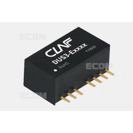 DC/DC měnič DUS3-E1205, ±5 V / 300 mA, izolovaný, SIP-8