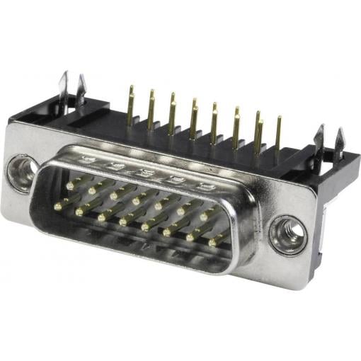 econ connect ST9WB/9G D-SUB kolíková lišta 90 ° Pólů: 9 pájecí piny 1 ks Tray