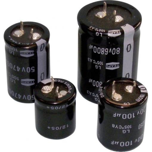 Teapo SLG109M050S1A5T40K elektrolytický kondenzátor Snap In 10 mm 10000 µF 50 V 20 % (Ø x v) 35 mm x 40 mm 1 ks