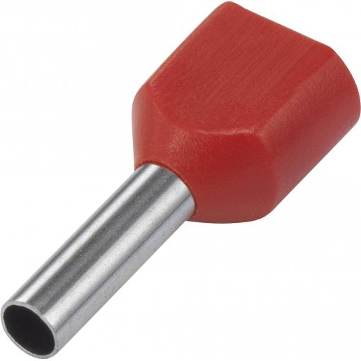 TE Connectivity 966144-4 dutinka 1 mm² částečná izolace červená 500 ks