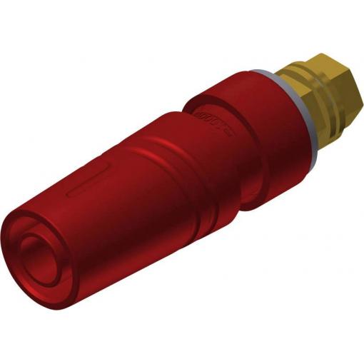 Hirschmann Test & Measurement SAB 2600 G M4 Au bezpečnostní laboratorní zásuvka zásuvka, vestavná vertikální Ø pin: 4 mm červená 1 ks