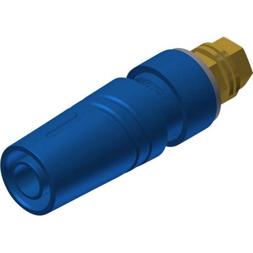 Hirschmann Test & Measurement SAB 2600 G M4 Au bezpečnostní laboratorní zásuvka zásuvka, vestavná vertikální Ø pin: 4 mm modrá 1 ks