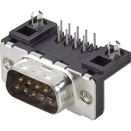 FCI D-SUB D09P33E4GX00LF D-SUB kolíková lišta 90 ° Pólů: 9 do DPS 1 ks