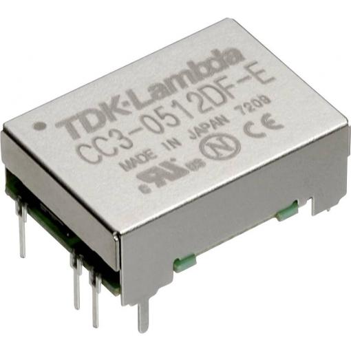 TDK-Lambda CC3-0512SF-E DC/DC měnič napětí do DPS 5 V/DC 12 V/DC, 15 V/DC 0.25 A 3 W Počet výstupů: 1 x Obsah 1 ks
