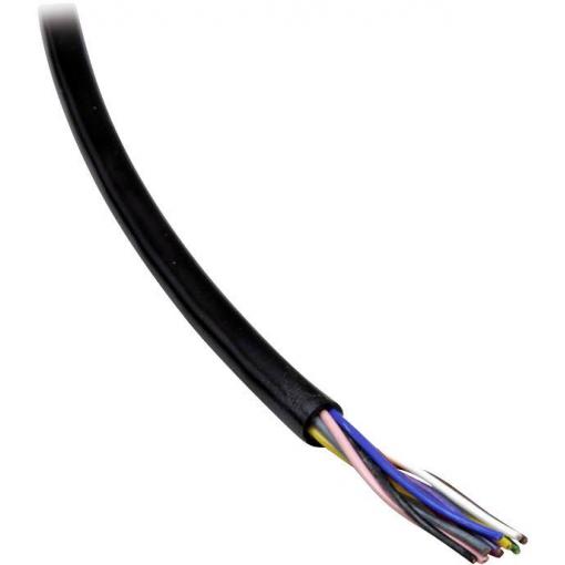 BKL Electronic 1506009/5 datový kabel Li12Y11Y 4 x 0.25 mm² černá 5 m