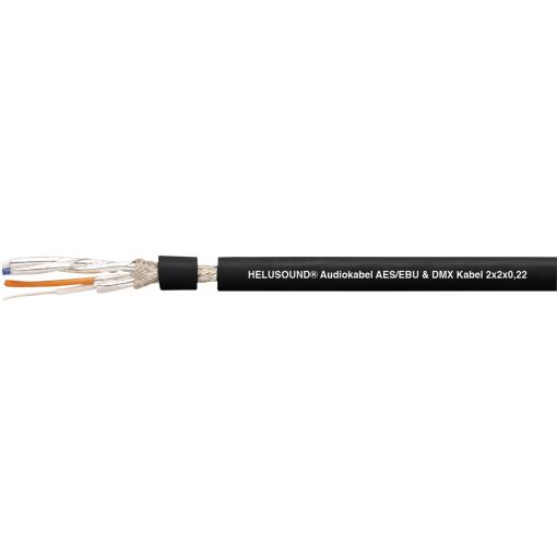 HELU 400034 kombinovaný kabel 2 x 2 x 0.22 mm² černá metrové zboží