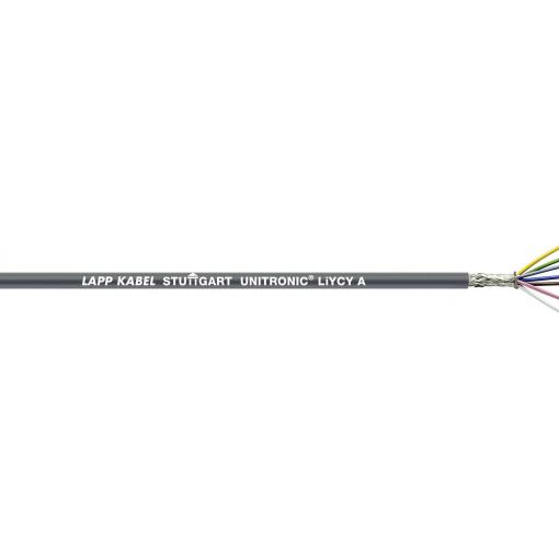 LAPP 44658-1 datový kabel UNITRONIC® LiYCY A 8 x 0.23 mm² šedá metrové zboží