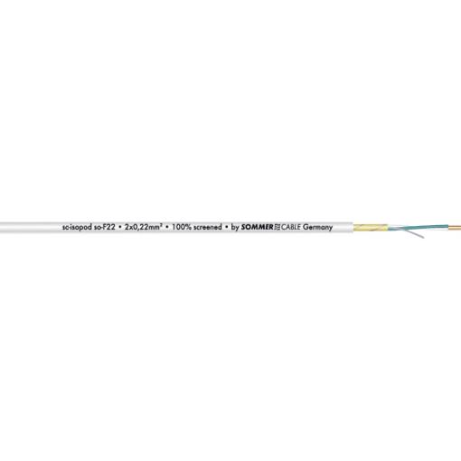 Sommer Cable 200-0400 audio kabel 2 x 0.22 mm² bílá metrové zboží
