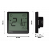 ENGO EONE-230B Inteligentní termostat ZigBee, 230V, černý