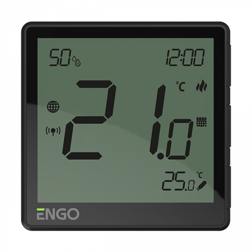 ENGO EONE-230B Inteligentní termostat ZigBee, 230V, černý