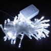 Vánoční řetěz 100 LED, 10 m, studená bílá, IP44