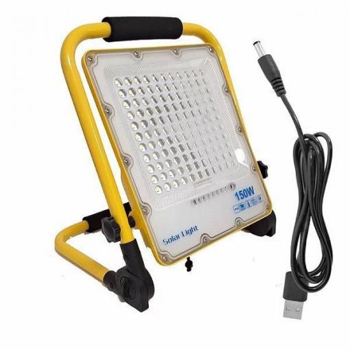 LED reflektor 121 diod, 150 W, 6500 K, IP66, nabíjecí