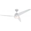 CasaFan Eco Aviatos 132 WE-WE stropní ventilátor 31 W (Ø x v) 132 cm x 365 mm lakovaná bílá vyměnitelné lopatky, s osvětlením, s dálkovým ovládáním