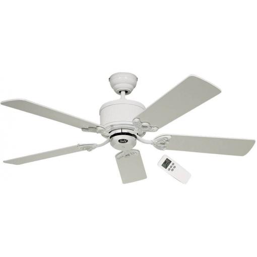 CasaFan Eco Elements stropní ventilátor 23 W (Ø x v) 132 cm x 285 mm lakovaná bílá s dálkovým ovládáním