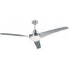 CasaFan Mirage stropní ventilátor 53 W (Ø x v) 142 cm x 395 mm chrom (kartáčovaný) s dálkovým ovládáním, s osvětlením, vhodný i pro zimní provoz