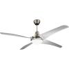 CasaFan Mirage stropní ventilátor 53 W (Ø x v) 142 cm x 395 mm chrom (kartáčovaný) s dálkovým ovládáním, s osvětlením, vhodný i pro zimní provoz