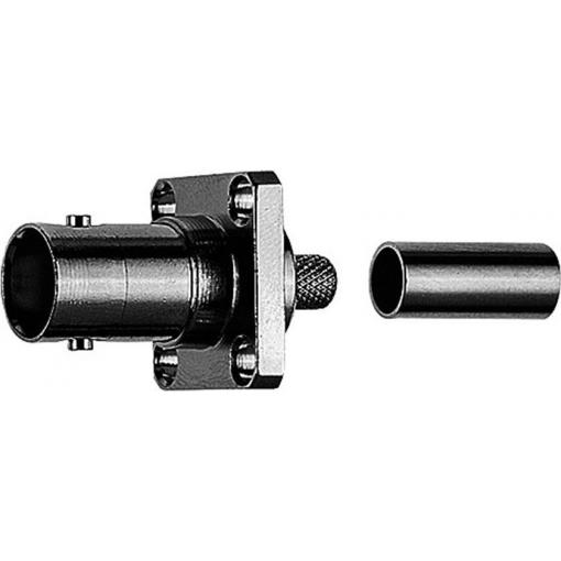 Telegärtner 100023380 100023380 BNC konektor zásuvka, vestavná 50 Ω 1 ks