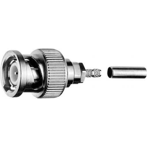 Telegärtner 100023359 100023359 BNC konektor zástrčka, rovná 50 Ω 1 ks