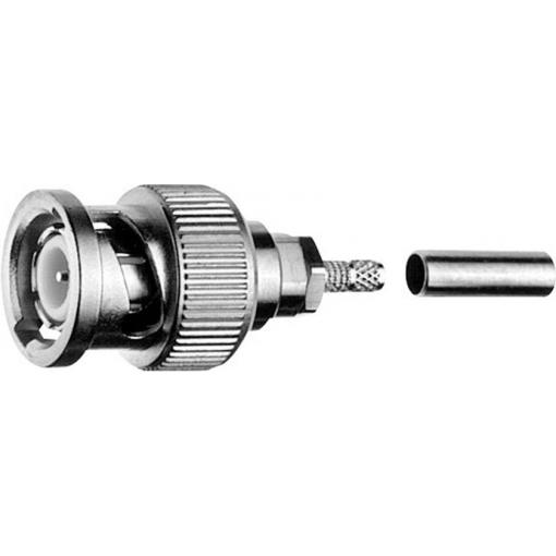 Telegärtner 100023347 100023347 BNC konektor zástrčka, rovná 50 Ω 1 ks