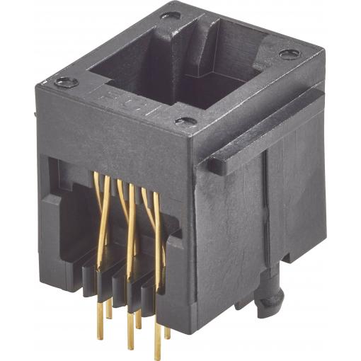 FCI Modular jacks, 90512-001LF, konektor RJ, RJ12, CAT 3, 1 ks