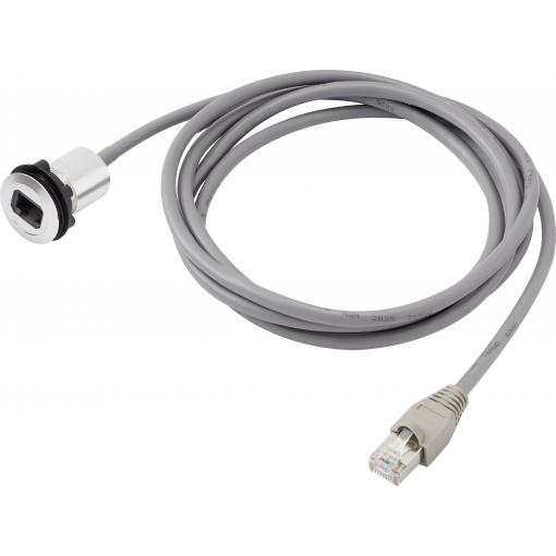 TRU COMPONENTS RJ45-01-BK, 1408771, USB konektor, RJ45, piny:8P8C, 1 ks