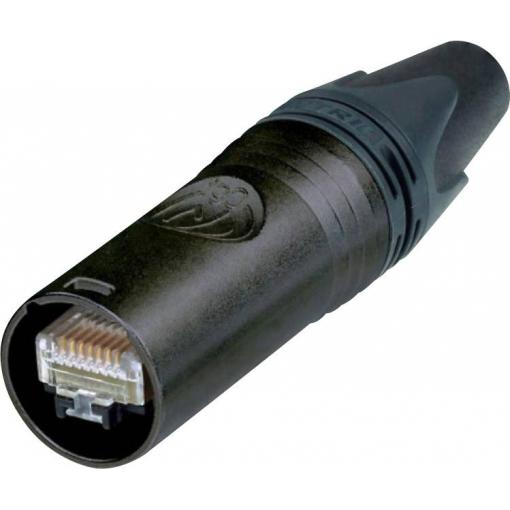 Neutrik NE8MX6-B, zástrčka, rovná, počet pólů: 8P8C, černá, 1 ks