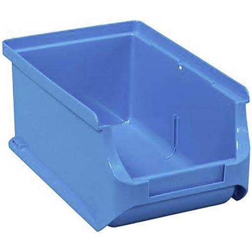 Plastový box na drobný materiál, stohovatelný Allit (š x v x h) 100 x 75 x 160 mm, modrá