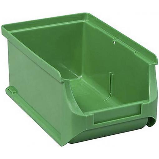 Plastový box na drobný materiál, stohovatelný Allit (š x v x h) 100 x 75 x 160 mm, zelená