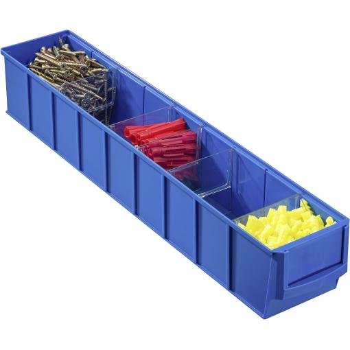 Allit 456560 skladový box , Profiplus Shelfbox 500s, Blau, (d x š x v) 500 x 91 x 81 mm, modrá, 1 ks