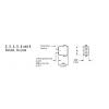 TE Connectivity Universal-MATE-N-LOK konektor do DPS 2, 350428-1, 1 ks