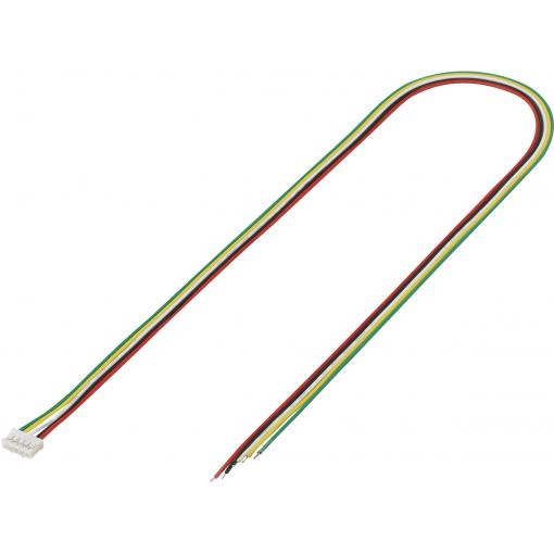TRU COMPONENTS zásuvkový konektor s vodiči 5, rozteč 2 mm, 1244001, 1 ks