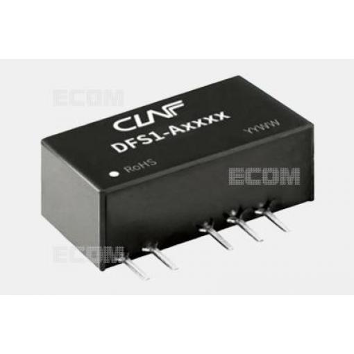 DC/DC měnič CLF DFS1-A2415, ±15 V / 34 mA, izolovaný, SIP7