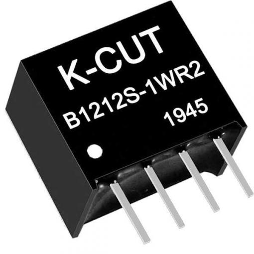 DC-DC měnič K-CUT B1212S-1W, 12V/12V, 1W, izolovaný