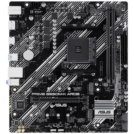 Asus PRIME B550M-K ARGB Základní deska Socket (PC) AMD AM4 Tvarový faktor Micro-ATX Čipová sada základní desky AMD® B550